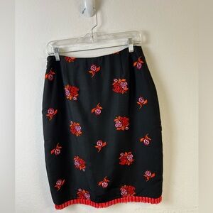 Etcetera Silk Pencil Skirt